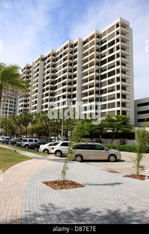 Apartments am Wasser in Downtown Sarasota Florida Stockfoto