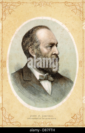 JAMES ABRAM GARFIELD Stockfoto