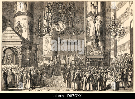 KATHARINA II./KRÖNUNG Stockfoto