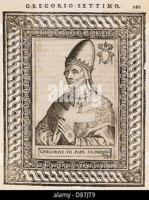 PAPST GREGORIUS VII Stockfoto