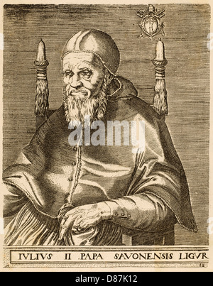 PAPST JULIUS II Stockfoto