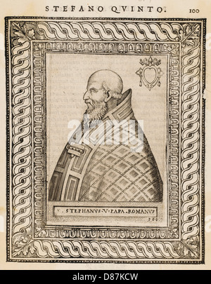 PAPST STEPHANUS V. Stockfoto