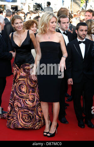 Ursula Karven und Maria Furtwaengler Teilnahme an der "Blood Ties" premiere auf der 66. Filmfestspiele von Cannes. 20. Mai 2013 Stockfoto