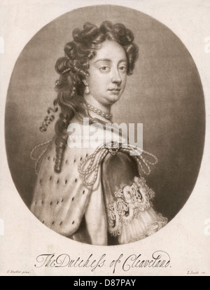 HERZOGIN VON CLEVELAND Stockfoto