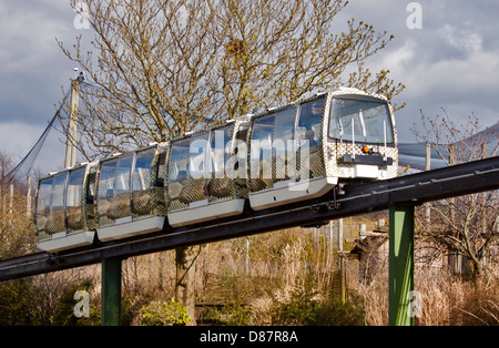 Monorail am Chester Zoo, Chester, Cheshire, England Stockfoto