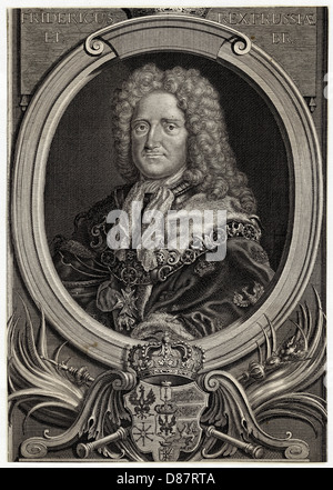 FRIEDRICH I/PREUSSEN/OVAL Stockfoto