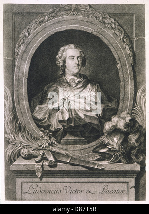 LUDWIG XV, FRANZÖSISCHE KÖNIGSFAMILIE Stockfoto