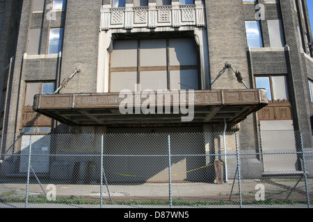 Detail der Buffalo Central Terminal 3. Stockfoto