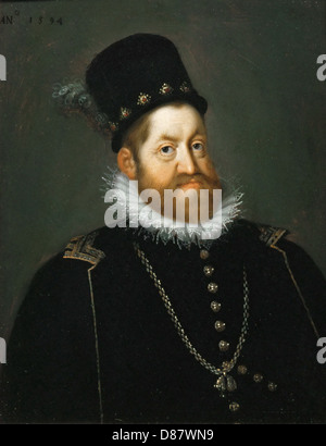 RUDOLF II, Heiliger römischer Kaiser (1552-1612) im Jahre 1594. Auch König von Ungarn und Kroatien, König von Böhmen und Erzherzog von Österreich Stockfoto