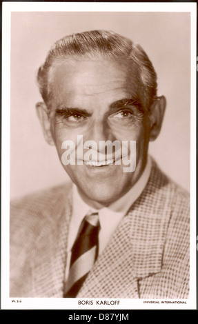 BORIS KARLOFF Stockfoto