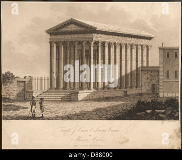 NIMES/MAISON CARREE Stockfoto