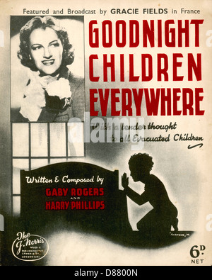 Gracie Fields Goodnight Stockfoto