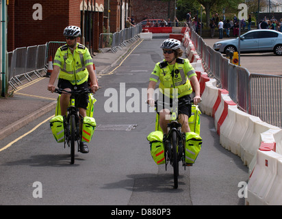 Reaktion Einheit, St John Ambulance, Barnstaple, Devon, UK 2013-Zyklus Stockfoto