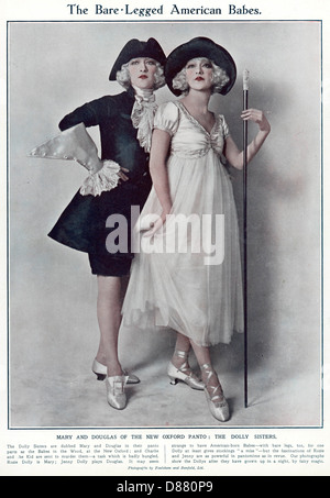 Dolly Sisters Stockfoto