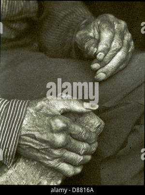 Doris Ulmann - Arbeiter Hände. Stockfoto