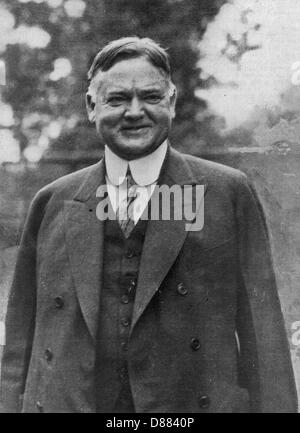 HERBERT HOOVER Stockfoto