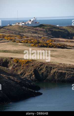 Wales Küstenweg in Nord-Wales. Malerische Aussicht auf der nördlichen Küste von Anglesey. Stockfoto