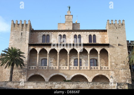 Almudaina Palast in Palma De Mallorca, Spanien Stockfoto