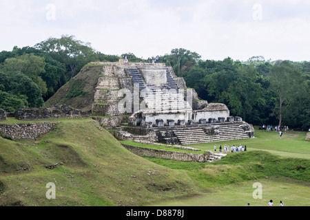 Maya-Tempel in Altun Ha, Belize, Mittelamerika Stockfoto