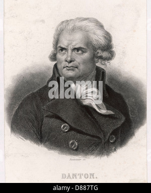 GEORGES JACQUES DANTON Stockfoto