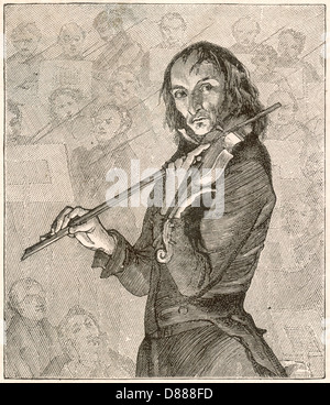 PAGANINI/MACLISE Stockfoto