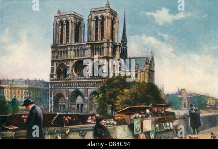 Kathedrale Notre-Dame - Paris Stockfoto