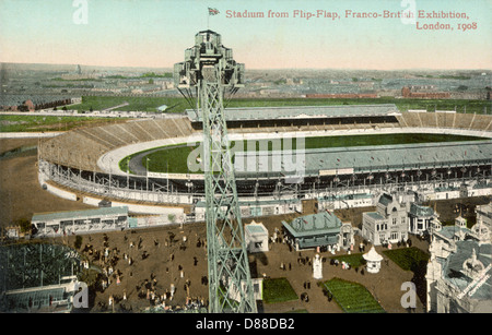 WEISSES STADTSTADION Stockfoto