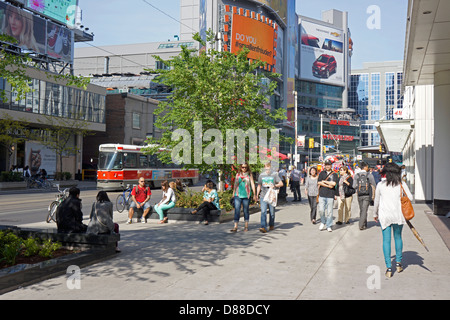 Toronto Street, Dundas & Yonge Stockfoto