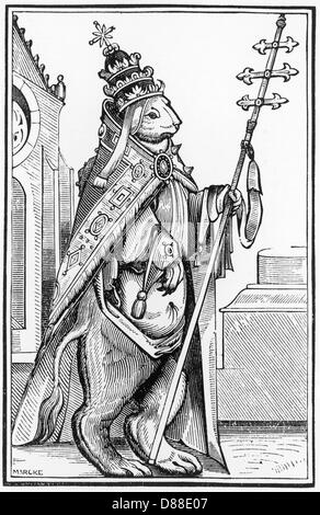 PAPST BENEDICTUS IX Stockfoto
