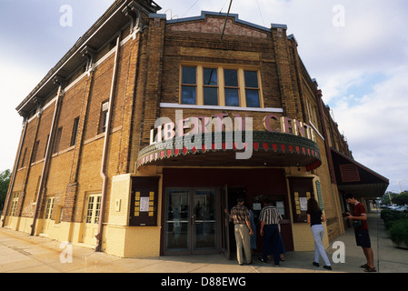 Elk283-3935 Louisiana, Cajun Country, Eunice, Liberty Center Theater Stockfoto