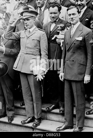 Umberto Nobile und James Walker NYWTS. Stockfoto