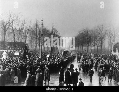 SOZIALISTISCHE DEMO/BERLIN Stockfoto