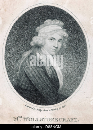 MARY WOLLSTONECRAFT/OPIE Stockfoto