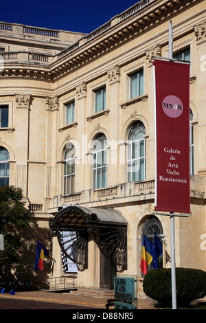 Königspalast, Palatul Regal, jetzt National Art Gallery, National Muzeul de Arta al Romaniei, Kunstmusum, Bukarest, Rumänien Stockfoto