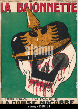 Titelseite, La Baionnette, WW1 Stockfoto