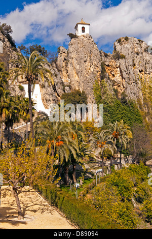 Guadalest-Glockenturm Stockfoto