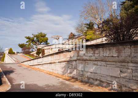 Rocher des Doms Garten in Avignon, Frankreich. Stockfoto