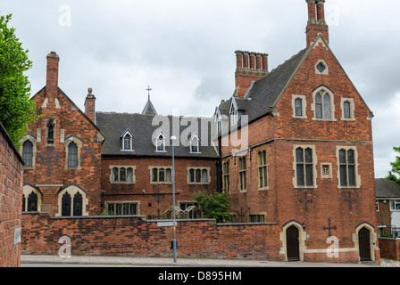 Str. Marys Kloster in Handsworth, Birmingham wurde von Augustus Welby Pugin im neugotischen Stil gestaltet Stockfoto