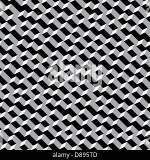 Nahtlose Muster - kontrastreiche monochrome schwarze und weiße Textur Stockfoto