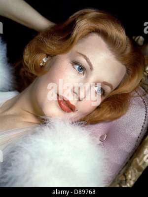 ARLENE DAHL U.S. Schauspielerin über Stockfoto