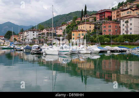 Lovere, Lago d ' Iseo, Lombardei, Italien Stockfoto