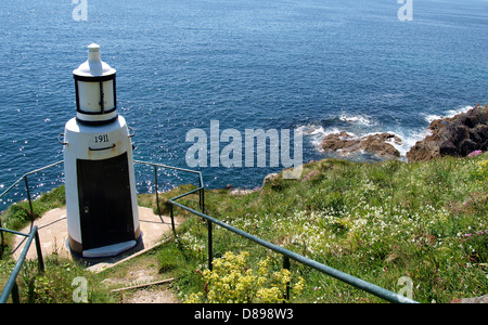 Polperro Leuchtturm, Cornwall, UK 2013 Stockfoto