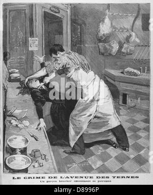 MORD/1892/FRANKREICH Stockfoto