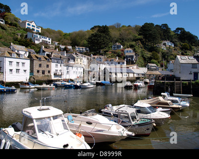 Hafen von Polperro, Cornwall, UK 2013 Stockfoto