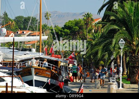 Kroatien. Wasser im beliebten Badeort von Cavtat in der Nähe von Dubrovnik. 2010. Stockfoto