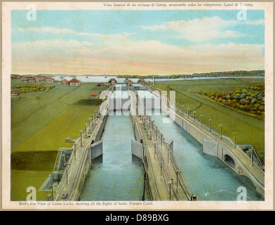 GATUN-SCHLOSS AUS DER VOGELPERSPEKTIVE Stockfoto