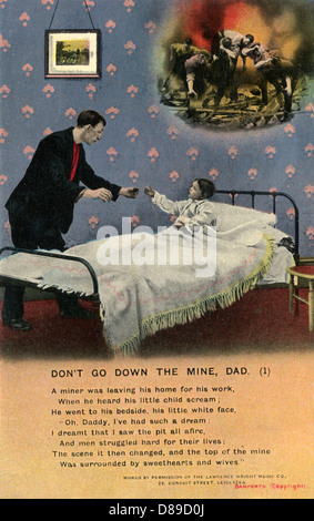 Gehen Sie Nicht Ins Minengebiet - 1 Stockfoto