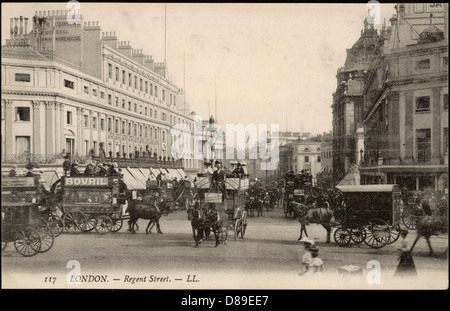 REGENT STREET TRAFFIC Stockfoto