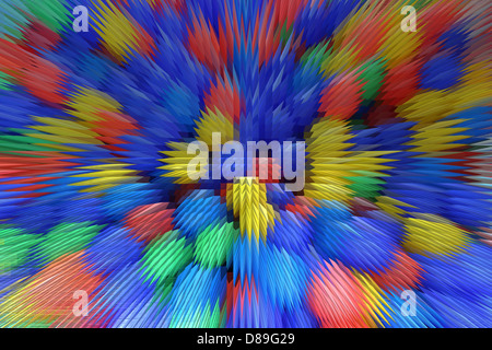 Bild von einem Hintergrund aus Streifen von verschiedenen Farben Stockfoto