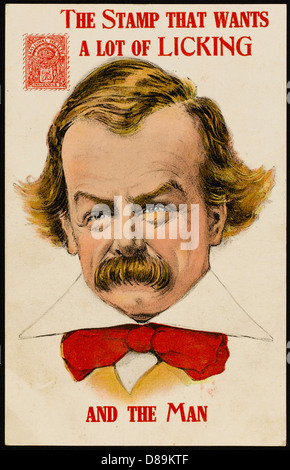 LLOYD-GEORGE-KARTE Stockfoto